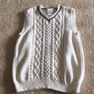 ❄️Cable knit vest from Gymboree, VGUC, size M 7/8